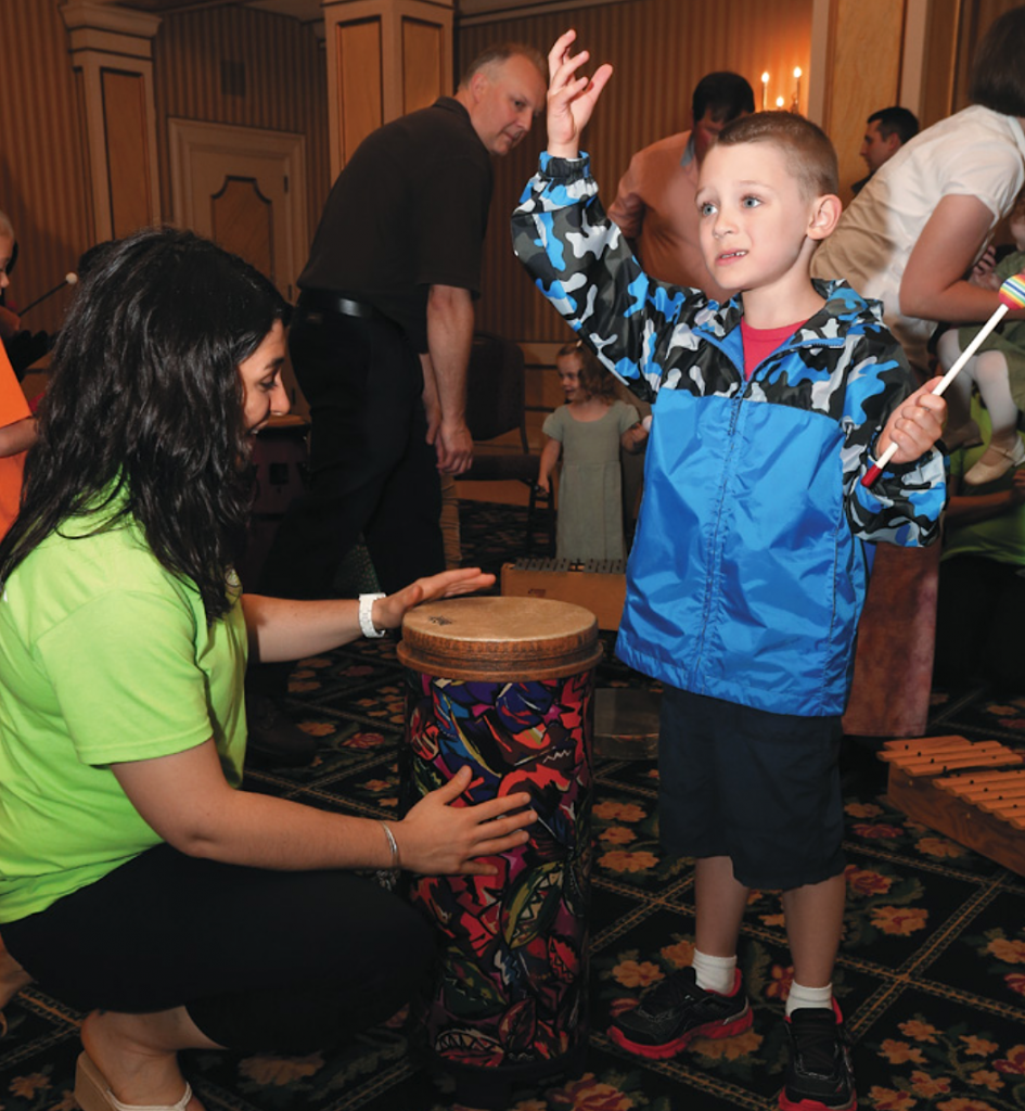 The Pittsburgh Symphony's sensory-friendly concert included a customized instrument petting zoo that was shaped to the abilities of the audience members.