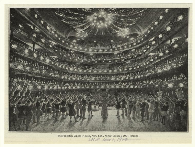 Metropolitan Opera, 1910 (Public Domain/From the New York Public Library)