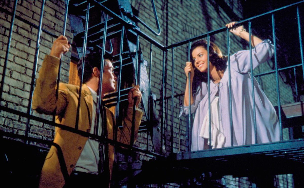Maria (Natalie Wood) and Tony (Richard Beymer) in 'West Side Story'