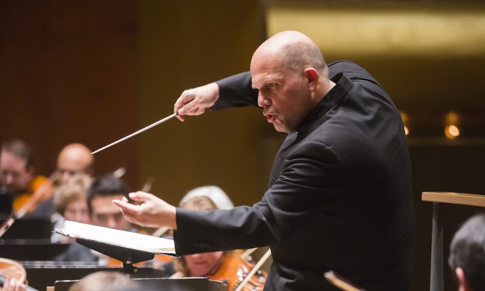 Jaap van Zweden conducts the New York Philharmonic (Photo: Chris Lee)